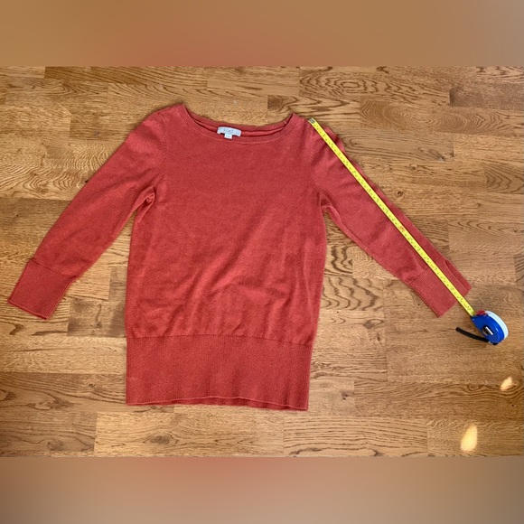 LOFT Crew Neck Pullover Burnt Orange Sweater Size XS. - Picture 14 of 14